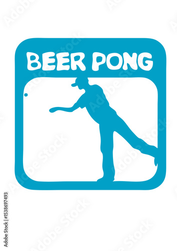 logo beer pong joueur