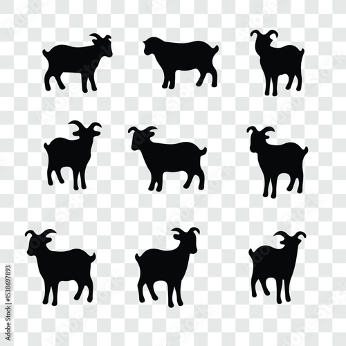 Cute facial expression icon of the sheep