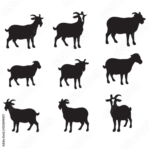 Cute facial expression icon of the sheep