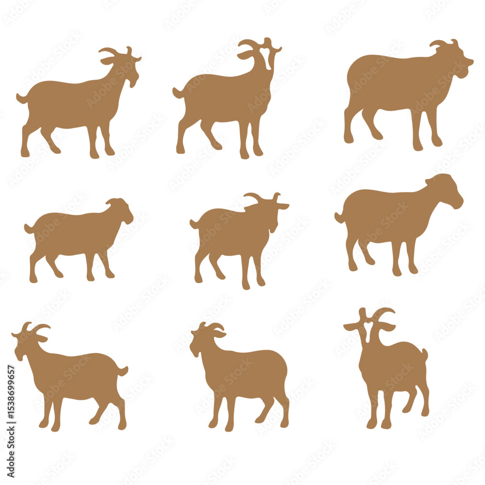Cute facial expression icon of the sheep Cute facial expression icon of the sheep