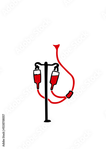 perfusion vin alcool rouge humour