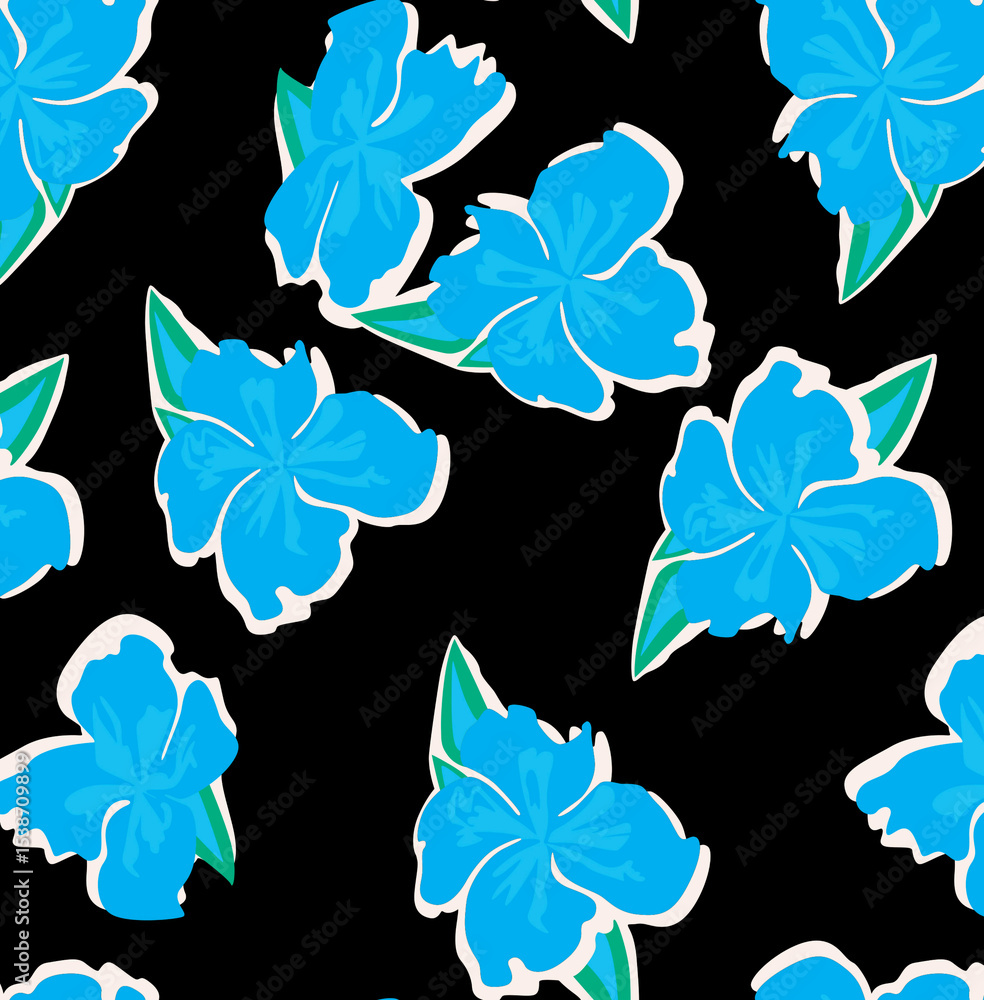 illustration vector floral pattern on black, geometry flower texture design illustration vector floral pattern on black, geometry flower texture design