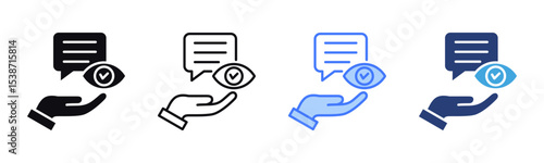 Veracity icon sheet multiple style collection