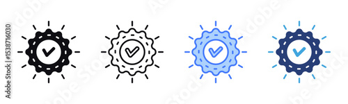 Proven icon sheet multiple style collection