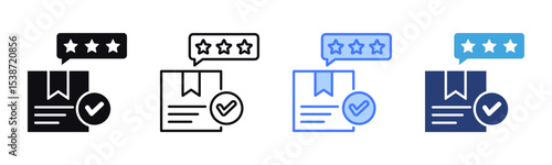 Product Review icon sheet multiple style collection
