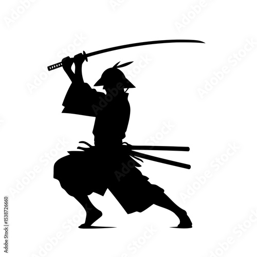 Samurai Silhouette Powerful Japanese Culture And Bushido Code