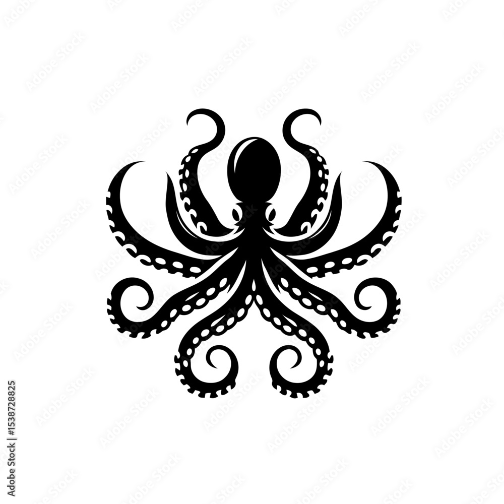 Fototapeta premium Octopus Of Underwater Cephalopod