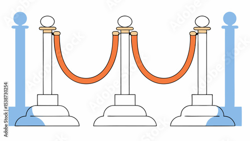 Red Rope Stanchions, VIP Entrance, Exclusive Access