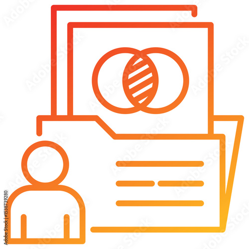 Transparency Line Gradient Icon