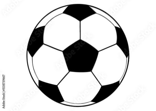 Soccer ball icon. Black soccer ball icon in flat style, isolated on a vintage style Minimalist concept vector illustration