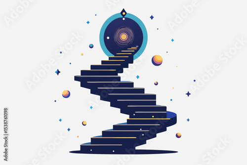 star stairway sky dream universe