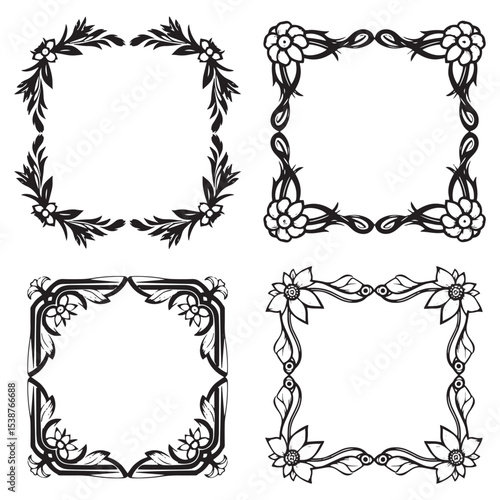 Decorative Floral Border Packs - The Definitive Collection of Floral Design Assets
