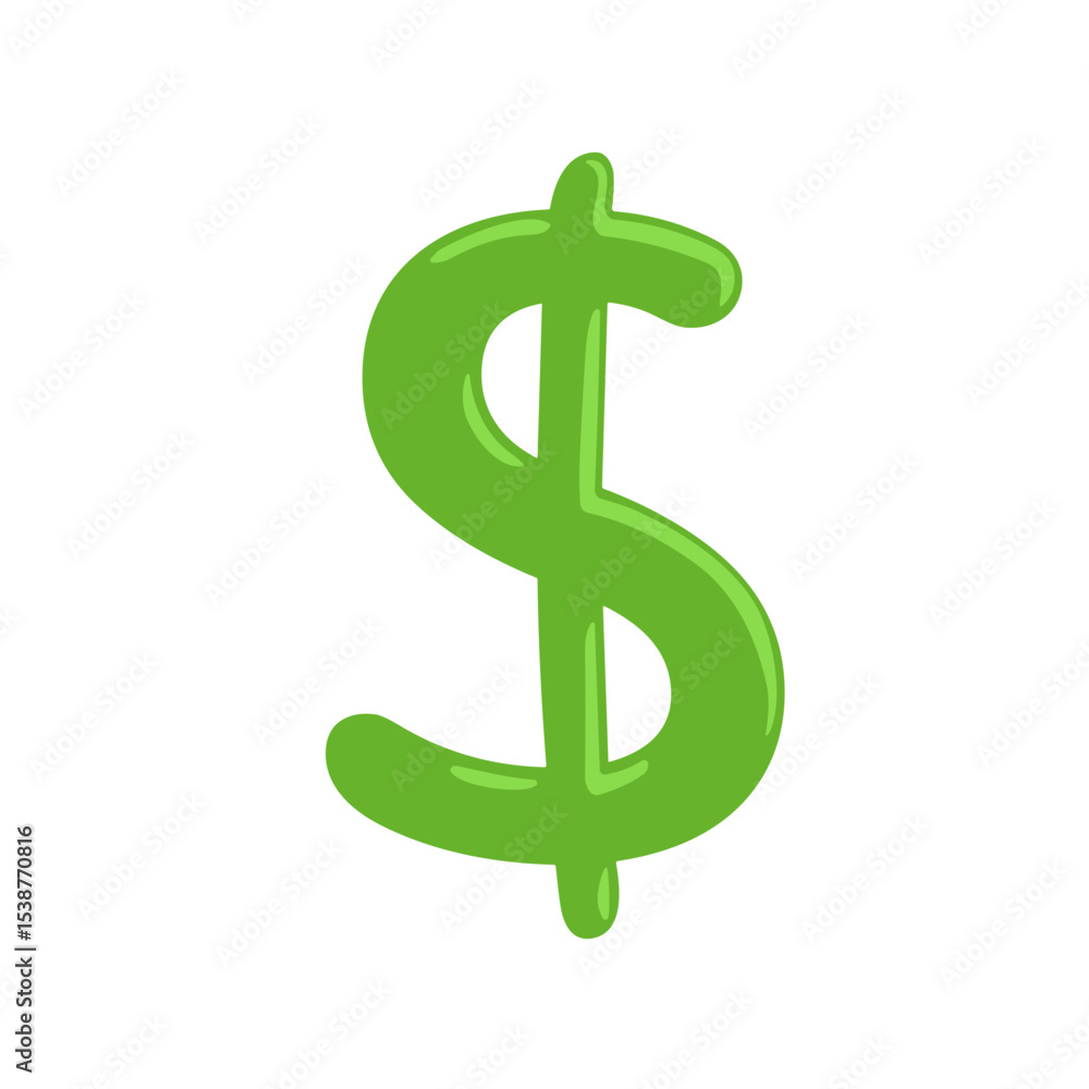 Obraz premium Heavy Dollar Sign