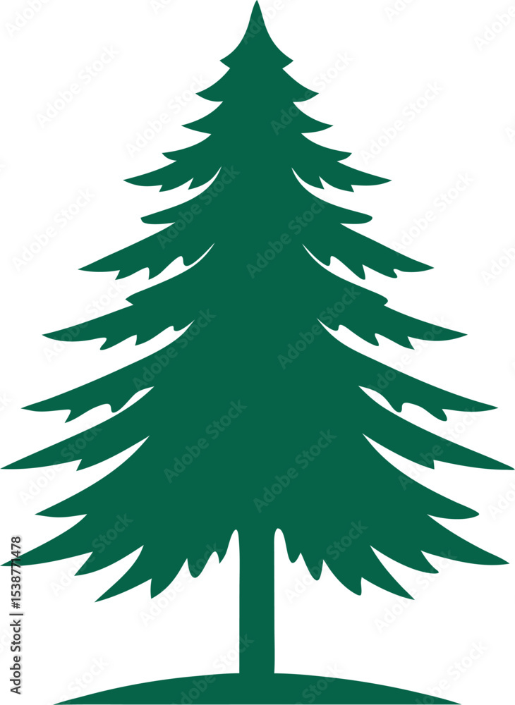 Obraz premium christmas tree vector