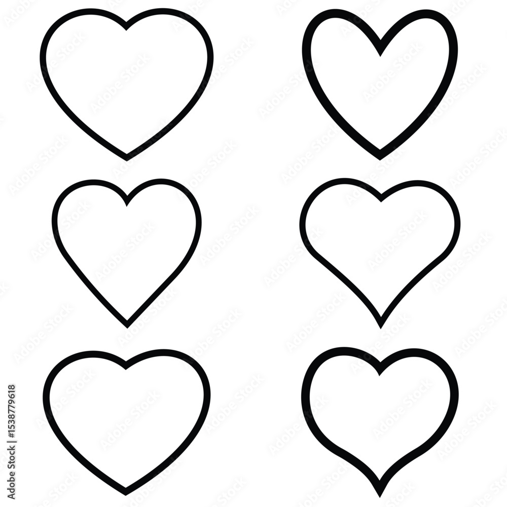 heart icons set 20 heart icons set 20
