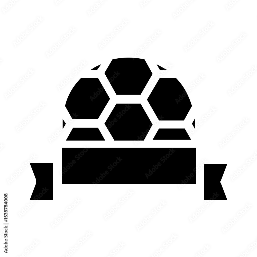 Fototapeta premium vector soccer ball cup