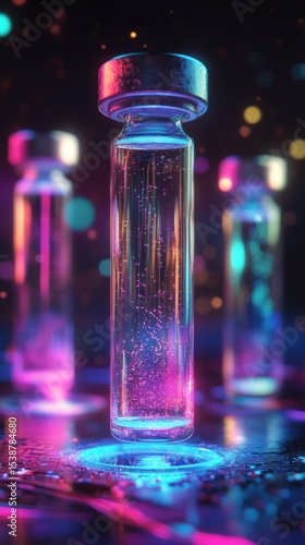 Vibrant medical vial