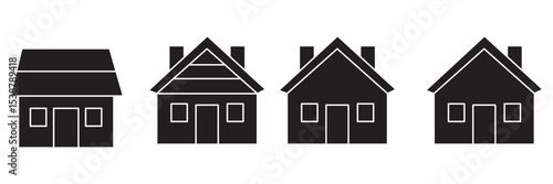 Web home icon for apps and websites, House icon, Home sign  Main page icon