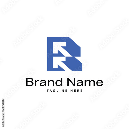 Free Download Letter B Arrow Up Logo – Growth & Progress Symbo - GFXLoad