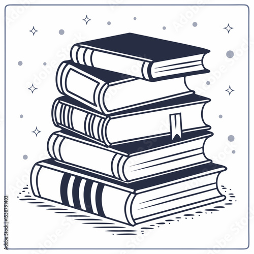 stack of books