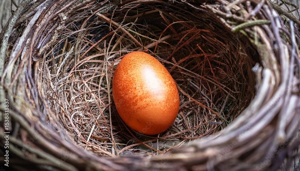 a single robin s egg in a nest a single robin s egg in a nest