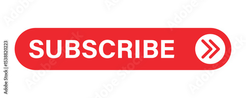 YouTube Subscribe Button Vector Set – Like, Notification Bell, and Click Cursor Icons,  Vector illustration.