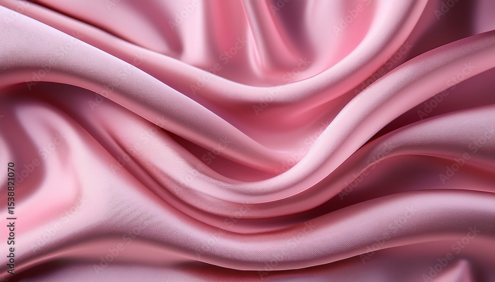 Obraz premium soft pink fabric draped in elegant swirls smooth texture and subtle light
