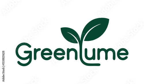 Greenlume logo featuring leaves and text