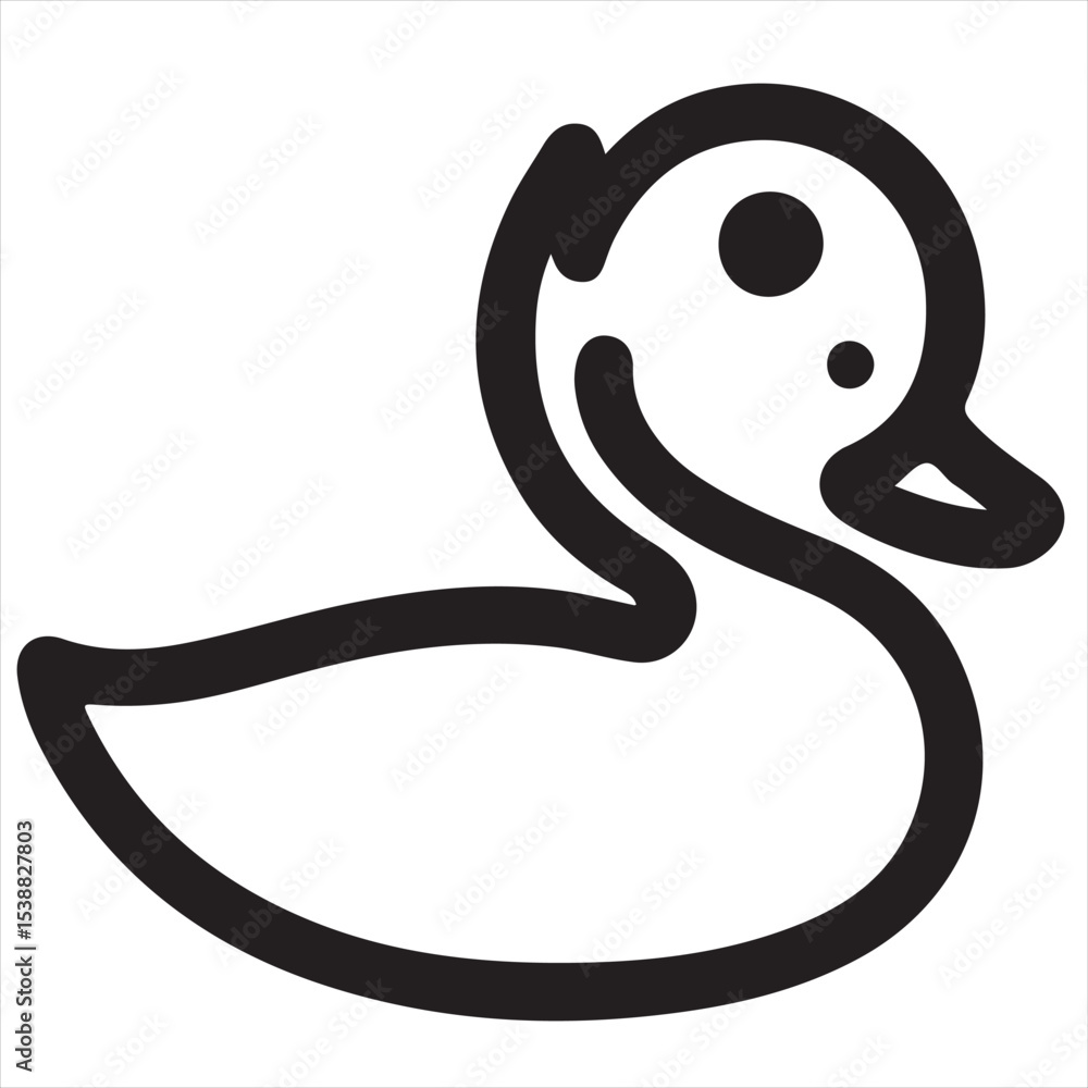 Fototapeta premium Sleek Silhouette Duck Logo Design: High-Quality Vector Art for Minimalist Branding, Professional Logos, and Modern Digital Projects