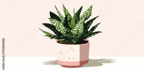 A vibrantly potted Snake Pl...