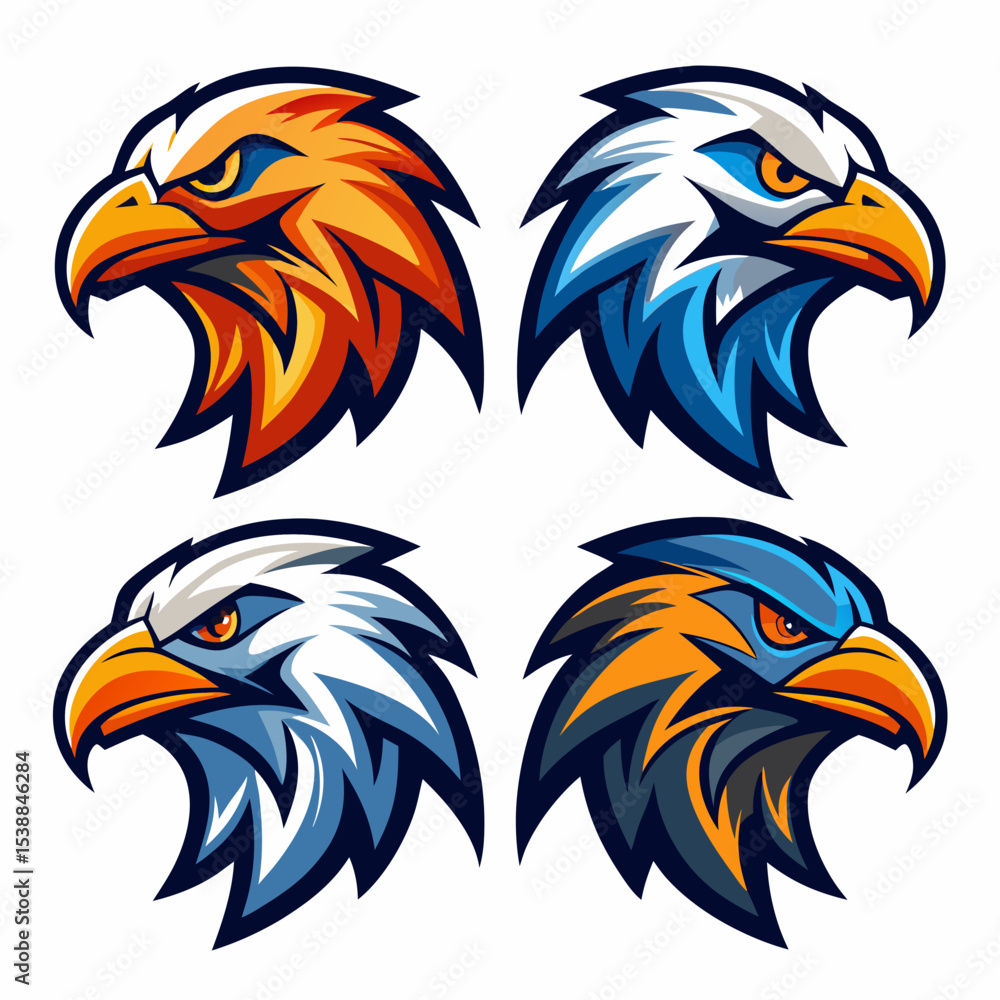 Fototapeta premium head of eagle