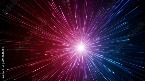 Wallpaper Mural Abstract radiating lines burst of color Torontodigital.ca