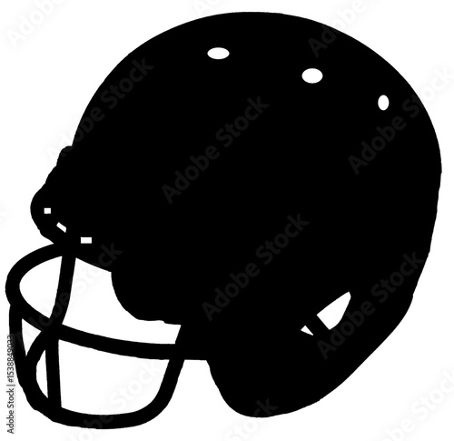 american football helmet vector