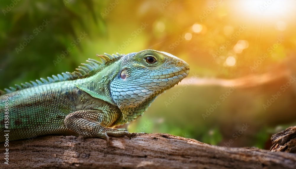 Obraz premium nature wild lizard