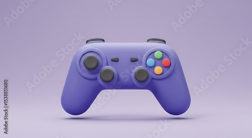 Purple Game Controller