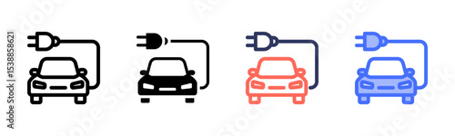 Electric Car Icon