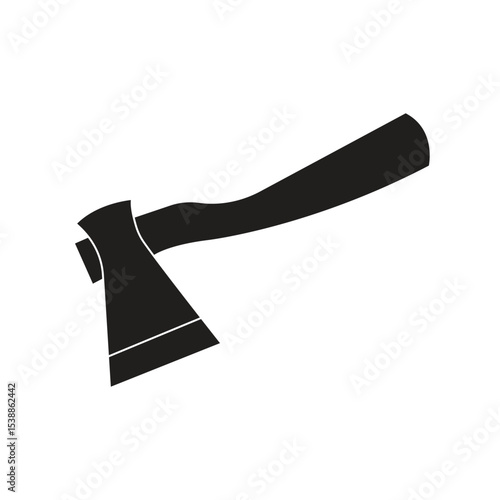 axe silhoutte vector design illustration