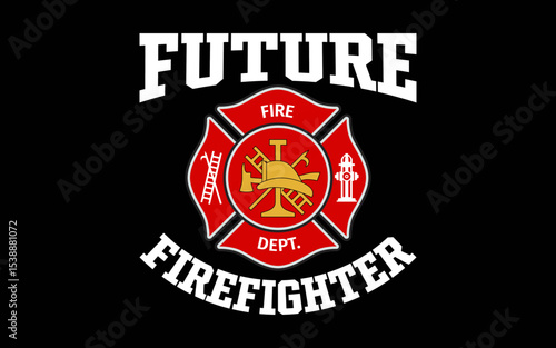 Future Firefighter t-shirt quotes svg design