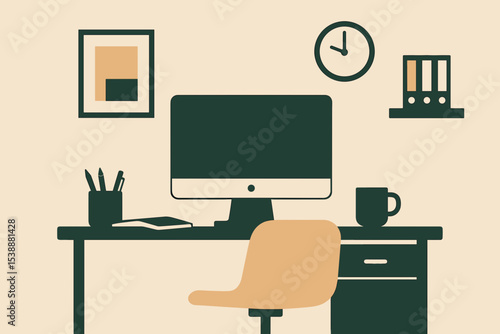 Minimalist Home Office Workspace Simple Desk Setup and Design Ideas