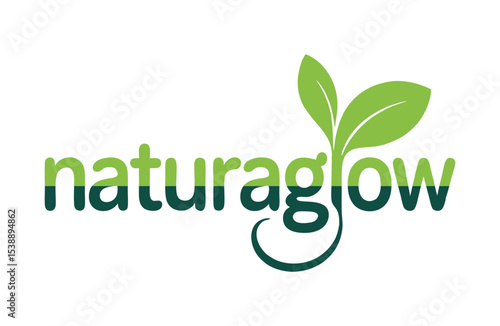 The Natura Glow logo, showcasing growth and nature.