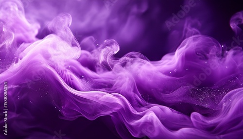 lilac wave defocused steamy texture blinking purple color ink vapor moving on blurred light glittering abstract modern background
