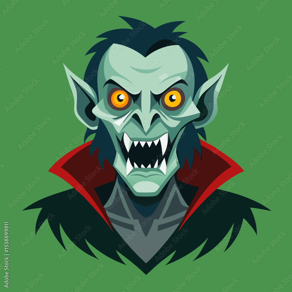 Fototapeta premium vector illustration of a skull