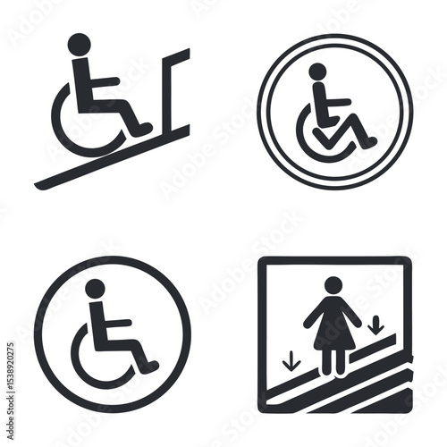 Accessibility Symbols Wheelchair Ramps, Accessible Entrances, and Inclusive Design