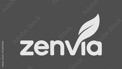 The Zenvia Logo Featuring Green Leaves