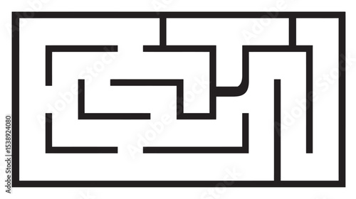 Complex maze challenges intellect within blocked labyrinth
