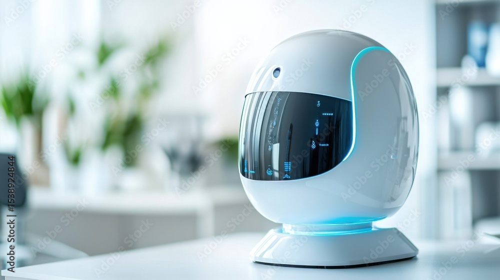A sleek and innovative medical device designed for advanced scalp treatment, utilizing cutting-edge blue light technology. A sleek and innovative medical device designed for advanced scalp treatment, utilizing cutting-edge blue light technology.