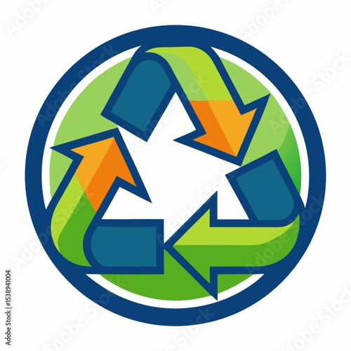 Free Download Recycling Colored Icon - GFXLoad