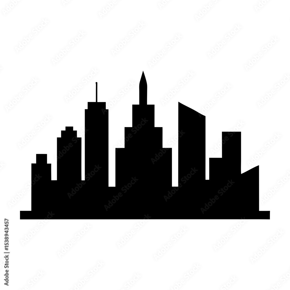 Obraz premium city silhouette 