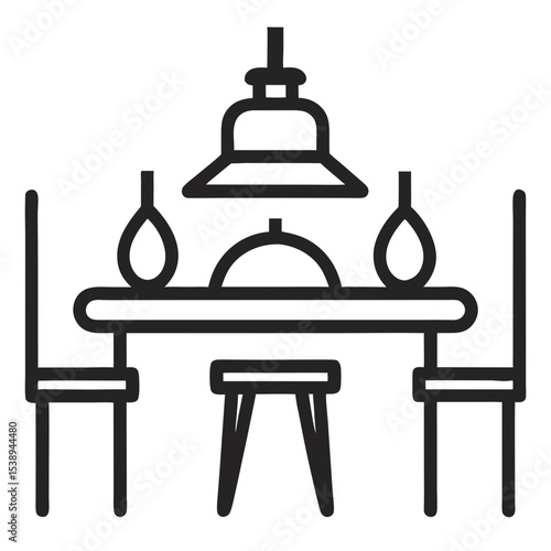 set of furniture icons