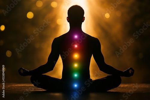 Universe, cosmos. Meditation background, chakras, prana, the mind of God and spirituality